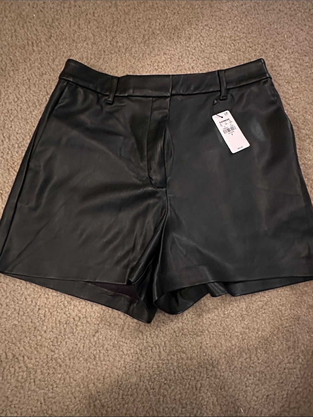 NWT Faux Leather Shorts